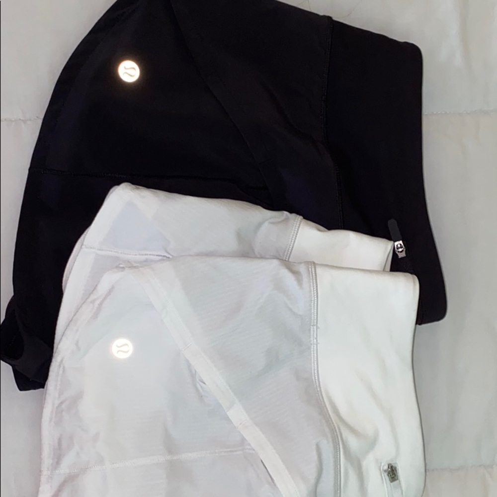 2 pair lululemon speed up size 8 shorts 2.5”